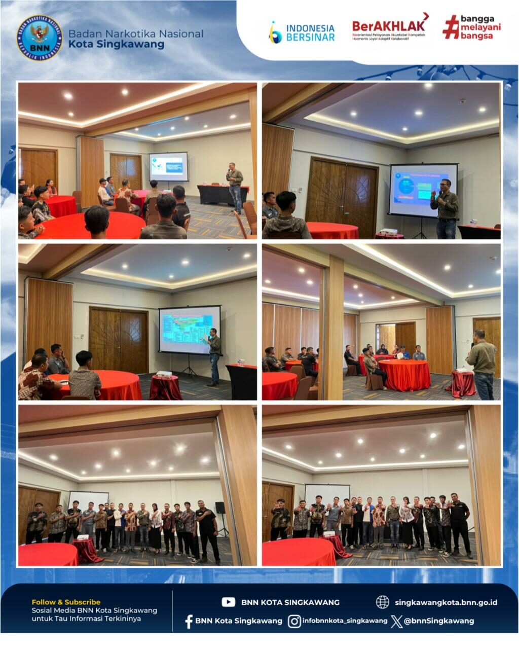 Sosialisasi P4GN kepada karyawan di lingkungan Hotel Horison Ultima Singkawang Sosialisasi P4GN kepada karyawan di lingkungan Hotel Horison Ultima Singkawang