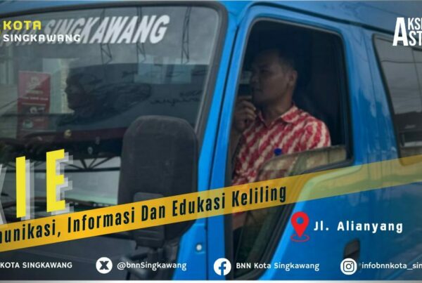 Komunikasi, Informasi, dan Edukasi (KIE) Keliling di Jl. Alianyang