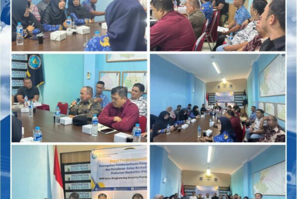 Rapat Forum Komunikasi (FORKOM) Pencegahan Pemberantasan Penyalahgunaan dan Peredaran Gelap Narkotika dan Prekursor Narkotika (P4GN) BNN Kota Singkawang Bersama Perangkat Daerah