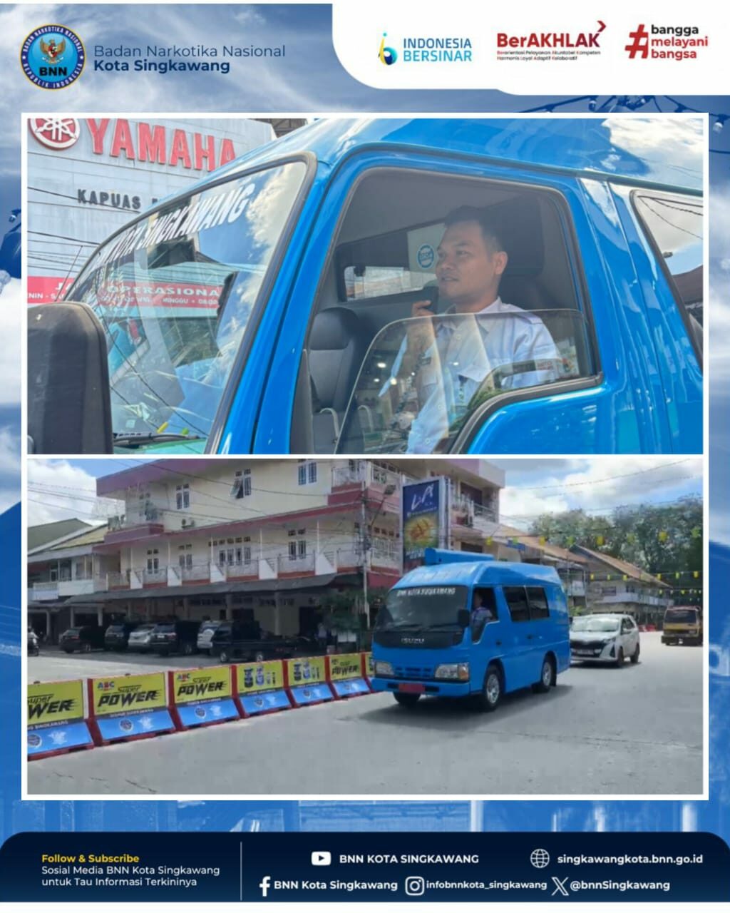 Komunikasi, Informasi, dan Edukasi (KIE) Keliling di Jl. Setia Budi Komunikasi, Informasi, dan Edukasi (KIE) Keliling di Jl. Setia Budi