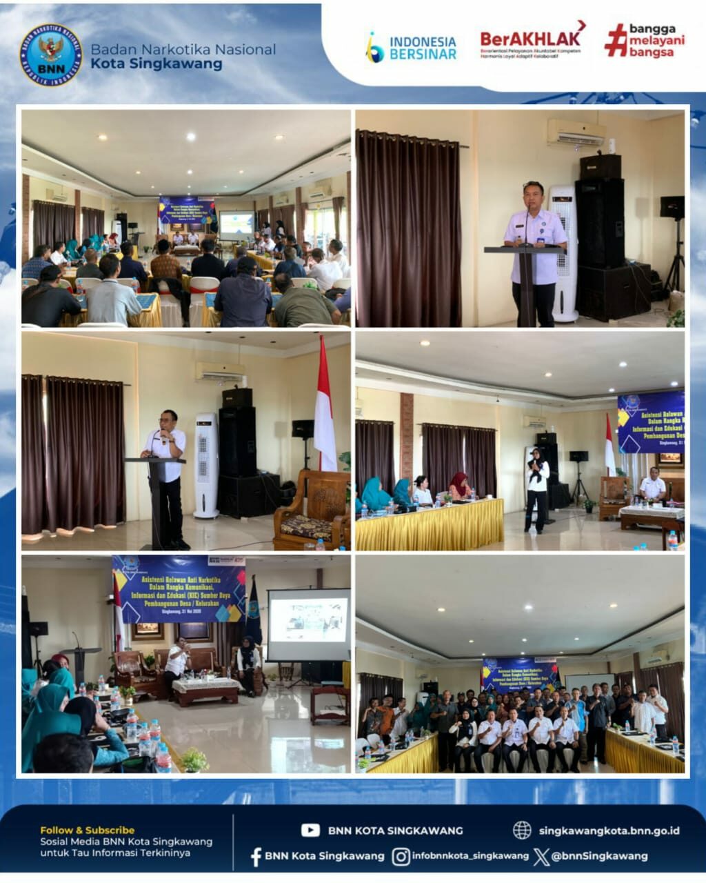 Asistensi Relawan Anti Narkotika Dalam Rangka Komunikasi, Informasi dan Edukasi (KIE) Sumber Daya Pembangunan Desa/Kelurahan Asistensi Relawan Anti Narkotika Dalam Rangka Komunikasi, Informasi dan Edukasi (KIE) Sumber Daya Pembangunan Desa/Kelurahan