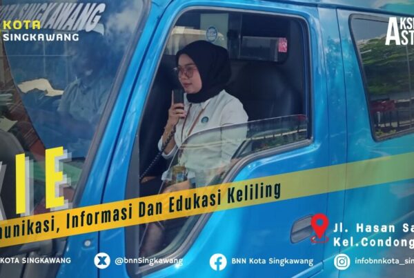 Komunikasi, Informasi, dan Edukasi (KIE) Keliling Di Jl. Hasan Saad Kel.Condong